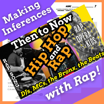 Preview of History of Hip Hop Middle School Making Inferences Nonfiction Passage Worksheets