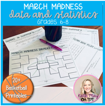 Preview of Data and Statistics Resource For Middle School | March Madness