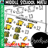 Middle School Math Challenge Problem Week 4 Distance Learning