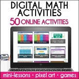 Middle School Math Online Math Activities | Math Centers |