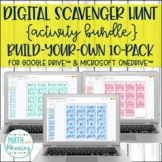 Middle School Math Digital Scavenger Hunt Build-Your-Own C