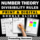 Divisibility Rules Prime Factorization GCF LCM Prime Compo