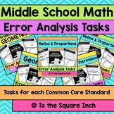 Middle School Math Error Analysis