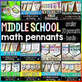 Middle School Math Pennants