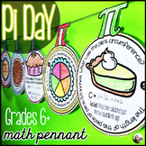 Pi Day Math Pennant Activity for Middle School Math