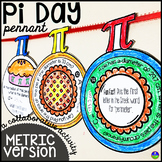 Middle School Math Pi Day Pennant Activity METRIC VERSION