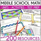 Middle School Math Resources | Activities Bundle