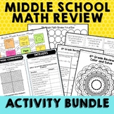 Middle School Math Review Activities