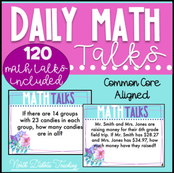 Preview of Daily Number Talks Year Long Number Sense Practice