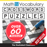 Middle School Math Vocabulary Crossword Puzzles - Algebra,