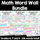 Grade 8 Math World Wall BILINGUAL