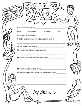 Worksheets For Middle School
