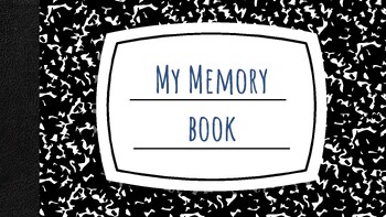 Preview of Middle School Memory Book - End of year activity!