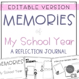 Memories of My School Year: End of Year Reflection Journal