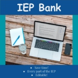 Middle School Mild-Moderate Special Education IEP Bank - A