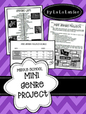 Genres Mini Project for Middle School
