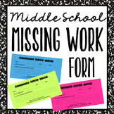 Missing Work Form | Missing Work Management