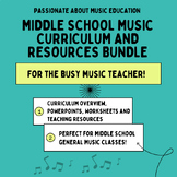Middle School Music Curriculum and Teaching Resources Bundle