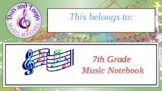 Middle School Music Interactive Notebooks with Essential Q