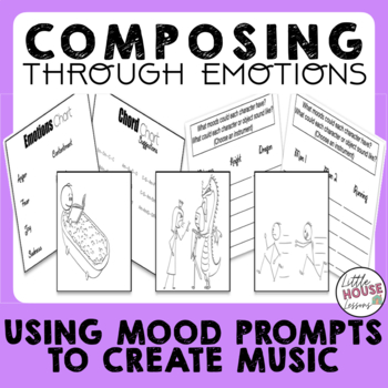 Preview of Middle School Music - Introduction to Composing Through Emotions