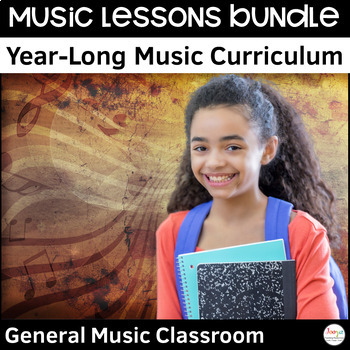 Preview of Middle School Music Lessons | Complete General Music Curriculum for Entire Year