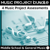 Middle School Music Project Bundle