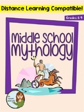Middle School Mythology Unit - Distance Learning Compatible