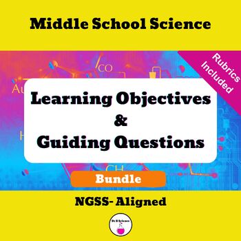 Preview of Middle School NGSS-Aligned Learning Objectives