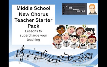 Preview of Middle School New Chorus Teacher Starter Pack