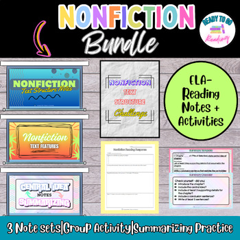 Preview of Middle School Nonfiction Bundle - Notes and Activities