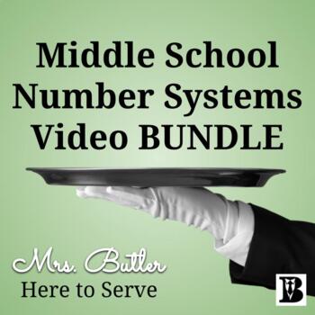 Preview of Middle School Number System Video BUNDLE