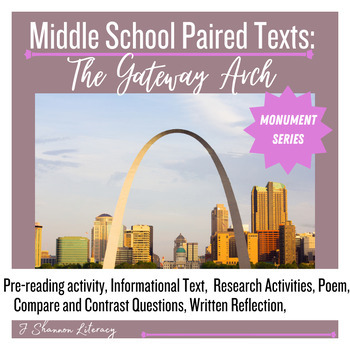 Preview of Paired Texts (Monument Series) - The Gateway Arch