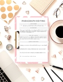 Middle School Paragraph Editing Lesson Plan | SPED ELA Int