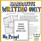 Middle School Personal Narrative Essay Writing Unit / Narr