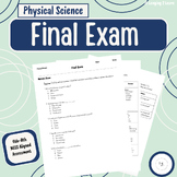 Physical Science Final Exam: Comprehensive Assessment