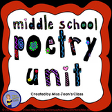 Middle School Poetry Unit