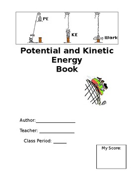 Preview of Middle School Potential and Kinetic Energy Book