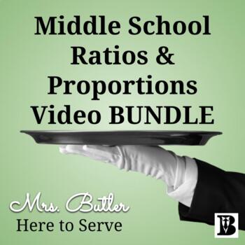 Preview of Middle School Ratios and Proportions Video BUNDLE