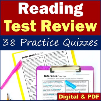 Preview of Middle School Reading Comprehension Bundle - PDF & Digital