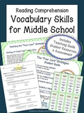 Middle School Reading Comprehension Strategies | Vocabular