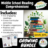 Middle School Reading Comprehensions and Activities │ Grow
