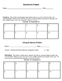 Middle School Reading Formative Standard Tracker use with 