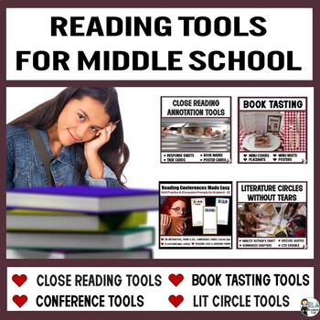 Preview of Reading Tools for Middle School (Bundle)