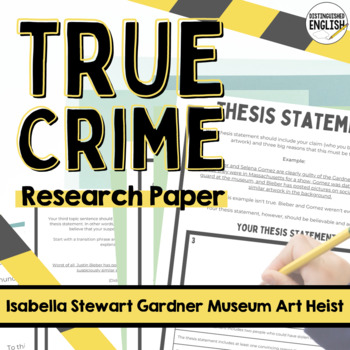 true crime research project high school