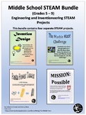 Middle School STEAM Bundle - Design and Engineering Projects