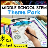 Middle School STEM Task | Theme Park STEAM Challenge