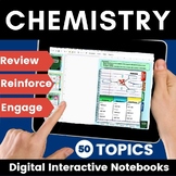 10 Chemistry Science Digital Interactive Notebook Activiti