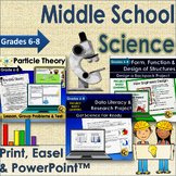 Middle School Science Bundle for Print & Easel
