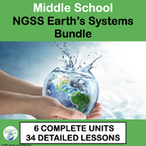 MS-ESS2 Middle School Science Earth's System's Bundle