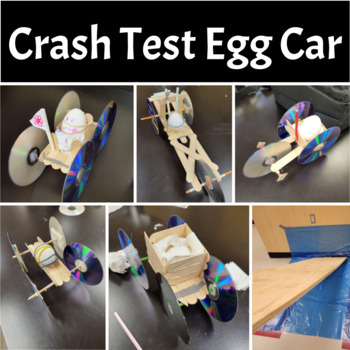 Preview of STEM Challenge - Build a Crash Test Car on a Budget (Newton's Laws of Motion)